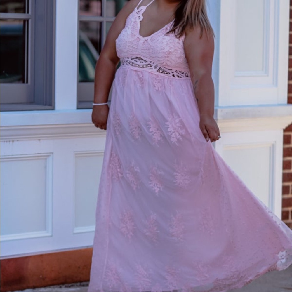 Baby Pink Summer Dress